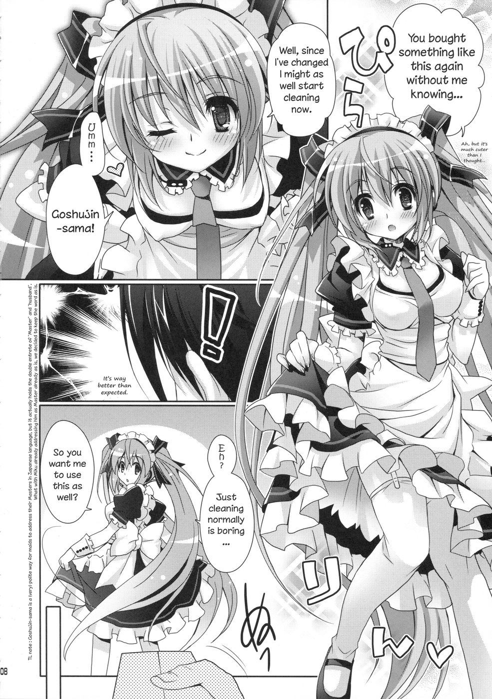 Hentai Manga Comic-The Story of Miku in Her Maid Costume Coming to Clean Me in More Ways Then One-Read-6